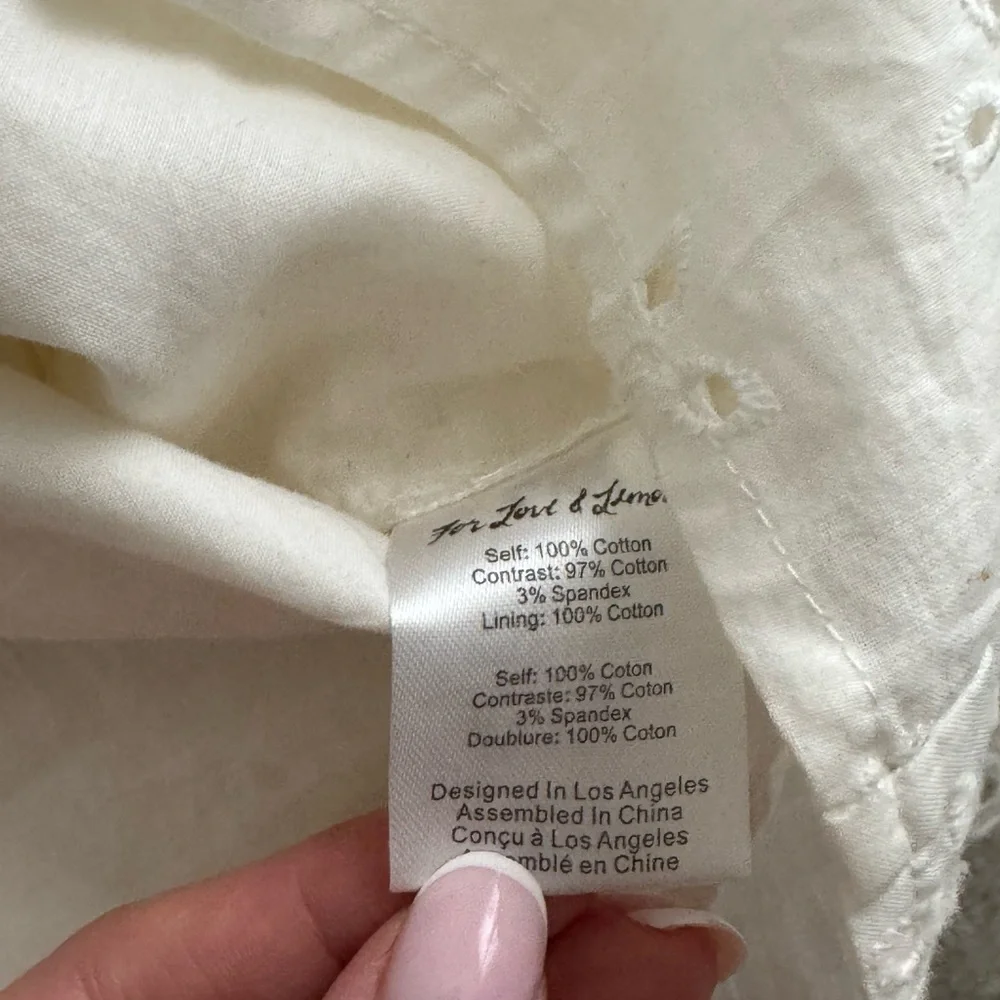For Love And Lemons White Lace Mini Dress - Picture 12 of 14